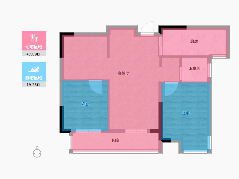 广西壮族自治区-南宁市-招商樾园-56.32-户型库-动静分区