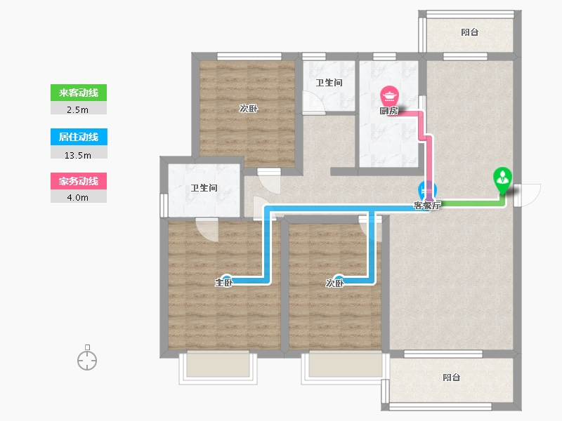 河南省-三门峡市-金渠-98.00-户型库-动静线