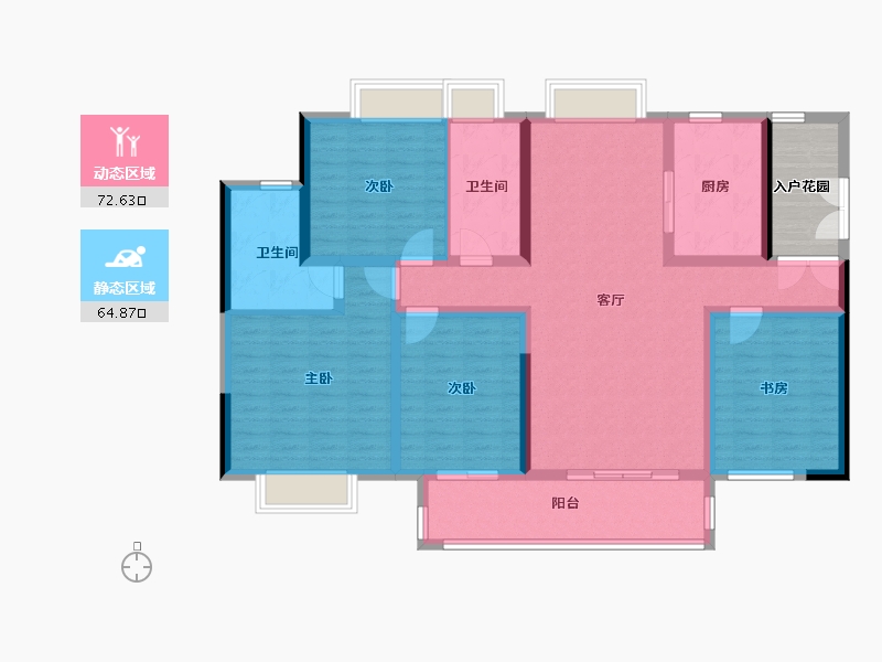 广东省-广州市-中国铁建海语熙岸-129.00-户型库-动静分区