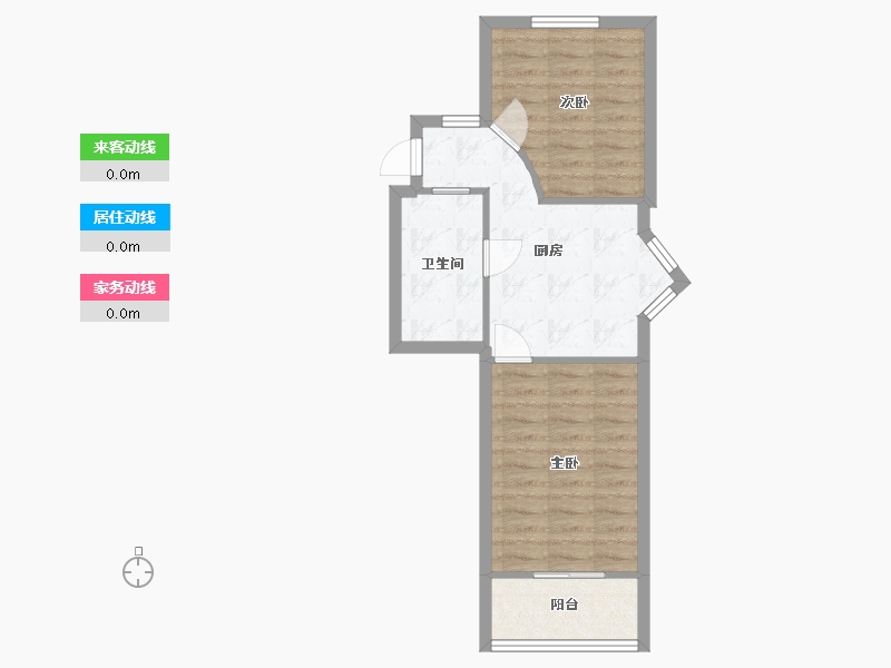 上海-上海市-钦州南路300弄-48.35-户型库-动静线