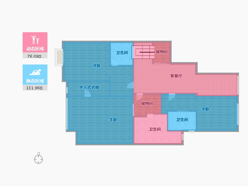 广东省-东莞市-愉景花园-191.81-户型库-动静分区