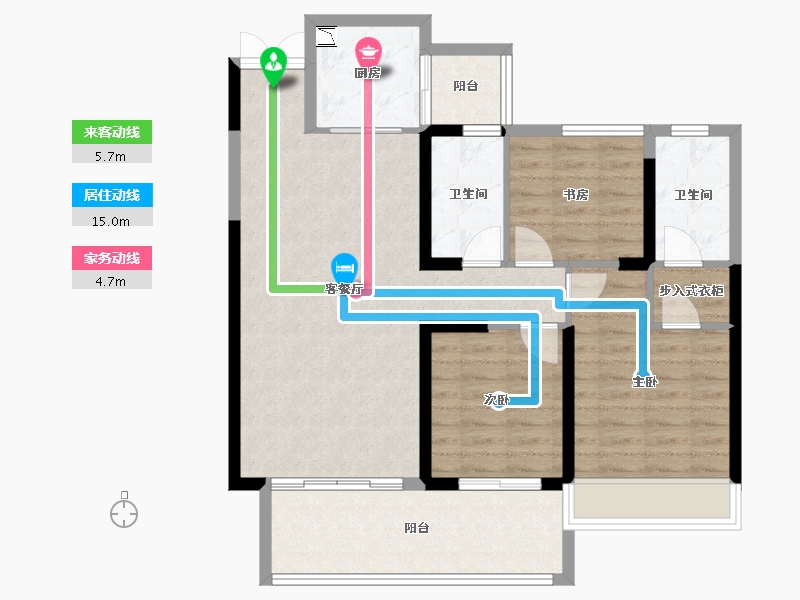 湖南省-衡阳市-新悦城-90.24-户型库-动静线