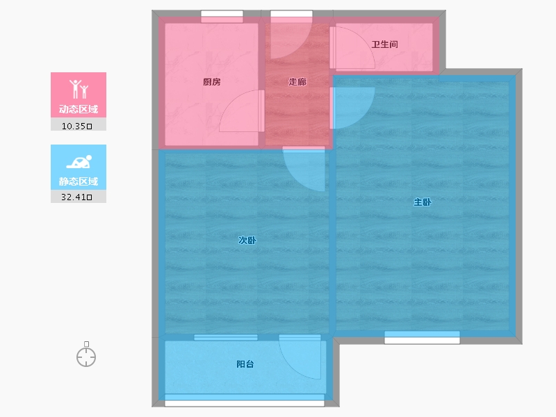 山东省-济南市-王官庄小区八区-38.24-户型库-动静分区