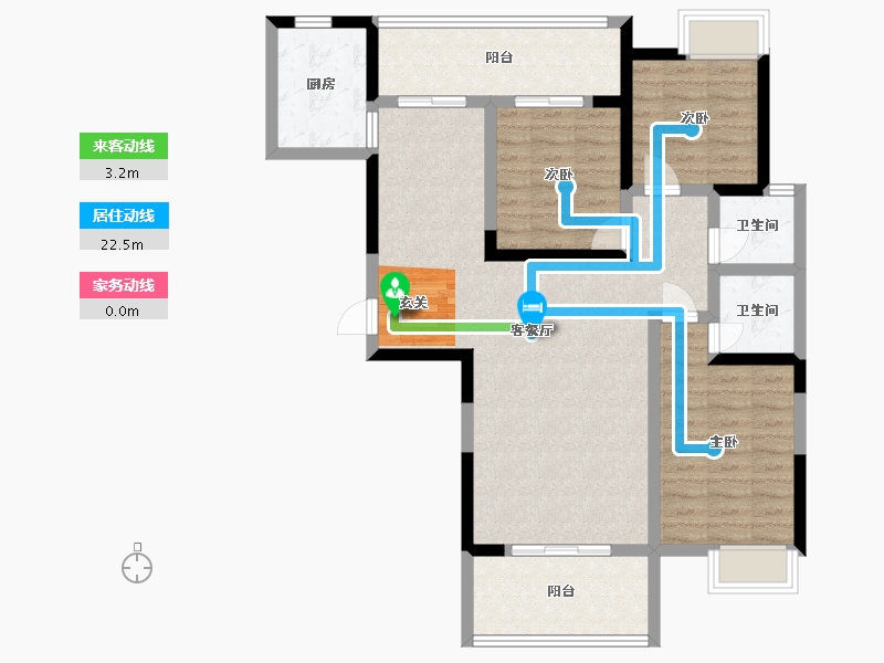 四川省-成都市-紫御华府-96.88-户型库-动静线