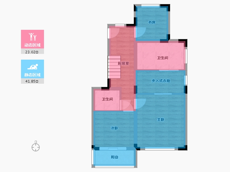 安徽省-合肥市-融创望海潮-57.00-户型库-动静分区