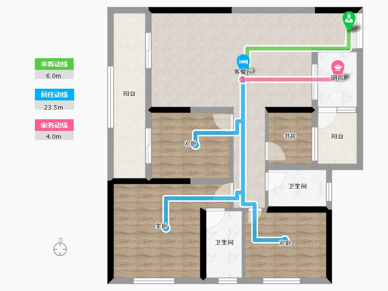 广东省-深圳市-向南瑞峰-101.04-户型库-动静线