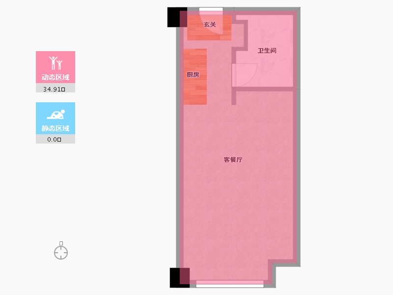 四川省-成都市-朗诗上林熙华府SOHO-31.32-户型库-动静分区