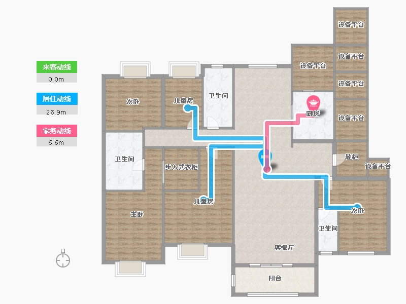 广东省-汕尾市-陆河碧桂园-225.46-户型库-动静线