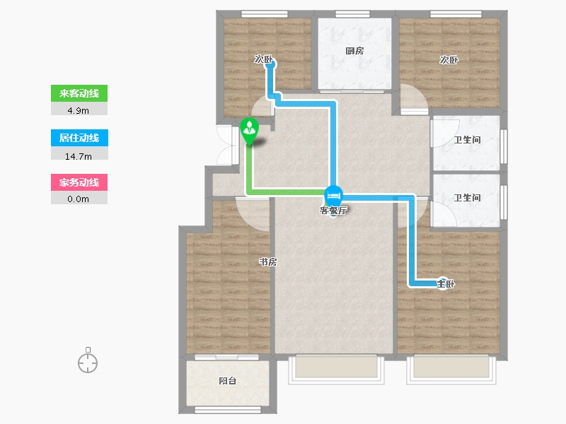 山东省-东营市-天悦华府-120.00-户型库-动静线