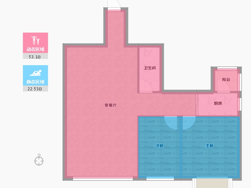 河北省-廊坊市-通用新区-68.79-户型库-动静分区