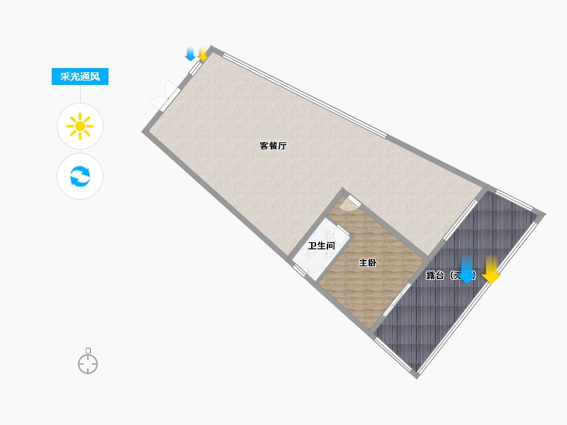 重庆-重庆市-新建-136.10-户型库-采光通风