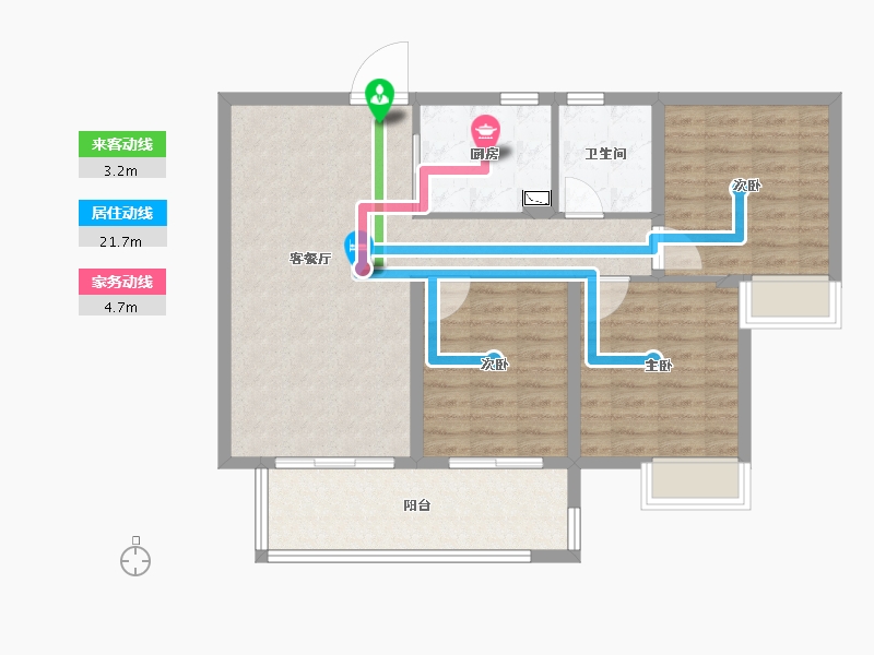 江西省-赣州市-联泰天�Z-88.00-户型库-动静线