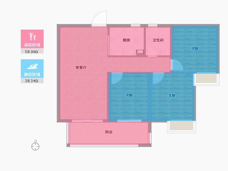 江西省-赣州市-联泰天�Z-88.00-户型库-动静分区