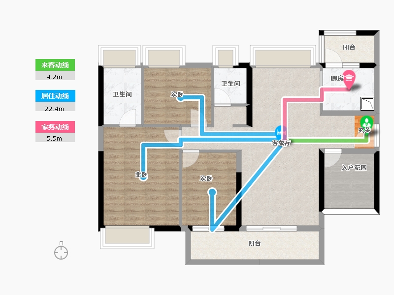 广东省-韶关市-保利中悦-100.23-户型库-动静线