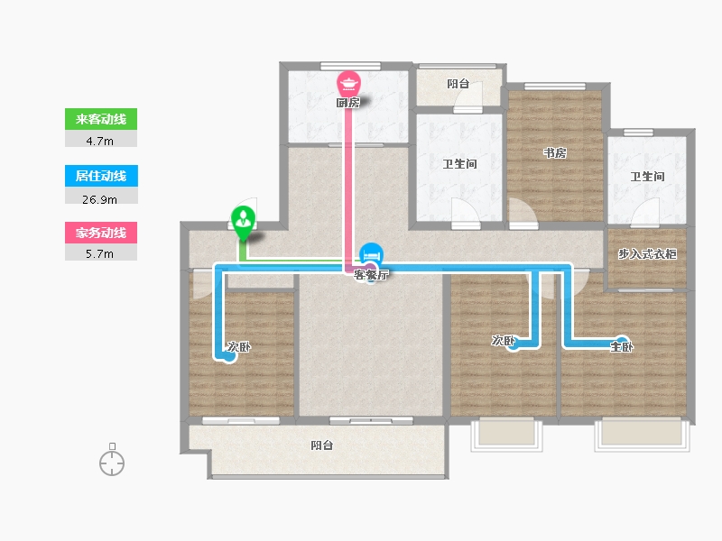 江苏省-镇江市-翡翠江湾-149.00-户型库-动静线