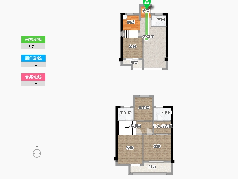 福建省-福州市-莆田保利云上-94.96-户型库-动静线