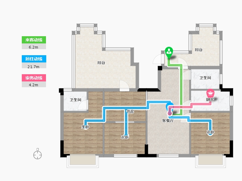 福建省-福州市-琅岐山语城-99.99-户型库-动静线