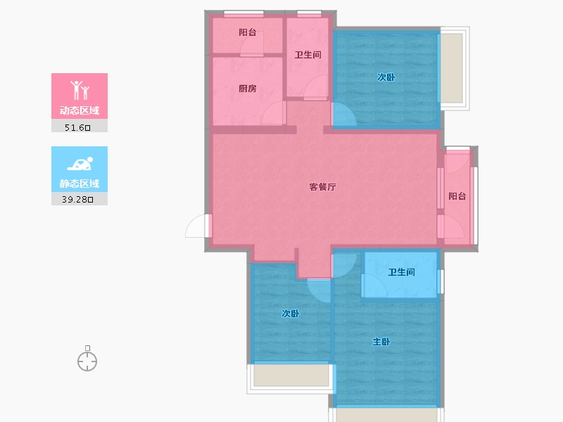 河北省-廊坊市-嘉都-80.96-户型库-动静分区