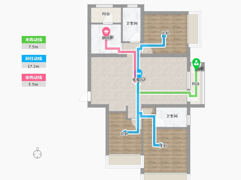 河北省-廊坊市-嘉都-80.96-户型库-动静线