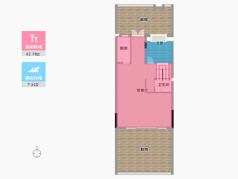 重庆-重庆市-龙湖千山新屿-119.97-户型库-动静分区