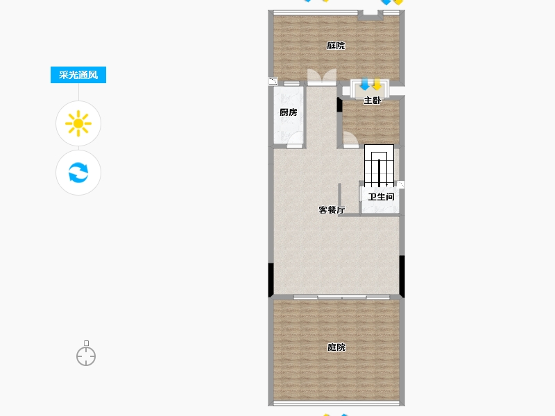 重庆-重庆市-龙湖千山新屿-119.97-户型库-采光通风