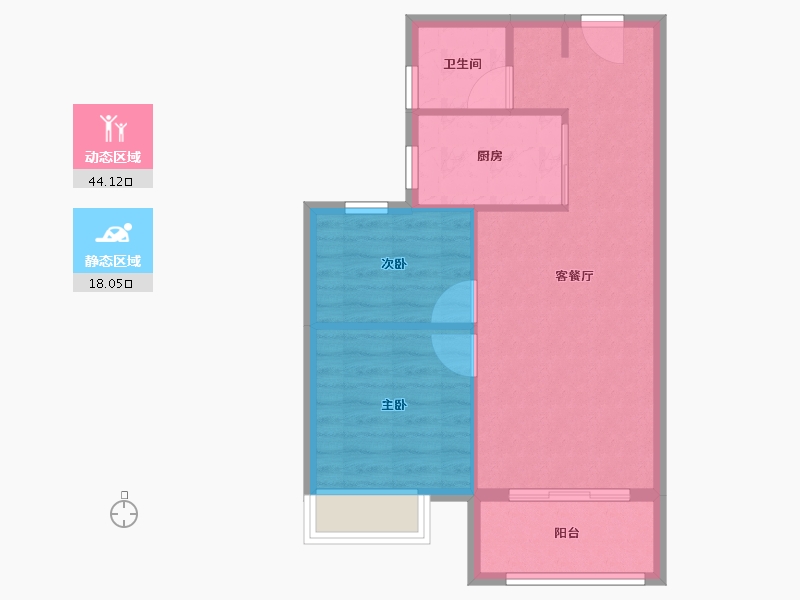 山东省-枣庄市-润景-56.23-户型库-动静分区