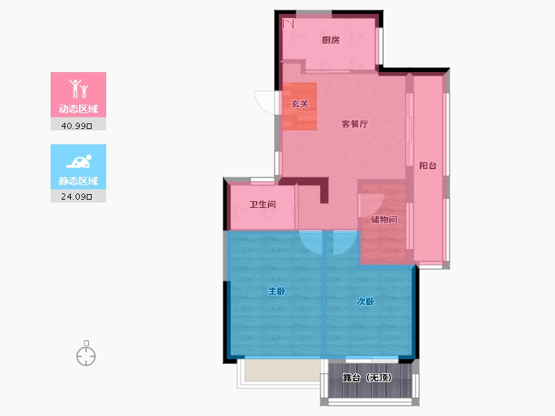 浙江省-嘉兴市-天凝源著-61.12-户型库-动静分区