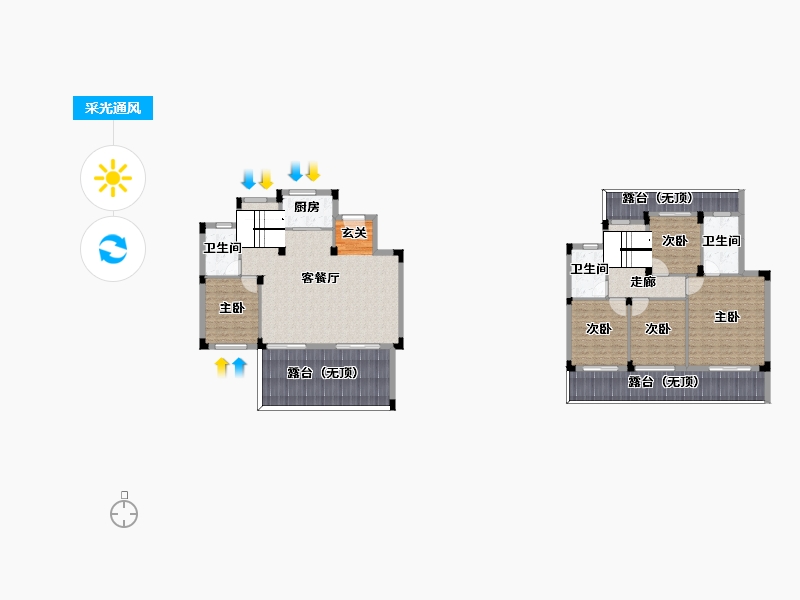 江西省-赣州市-兴国九里蓝湾-178.35-户型库-采光通风