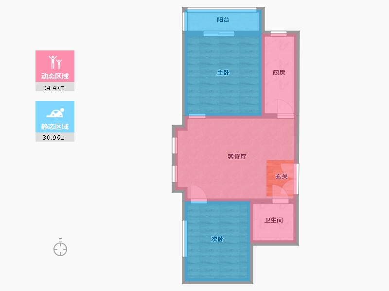 河北省-廊坊市-卓立金领域-57.79-户型库-动静分区