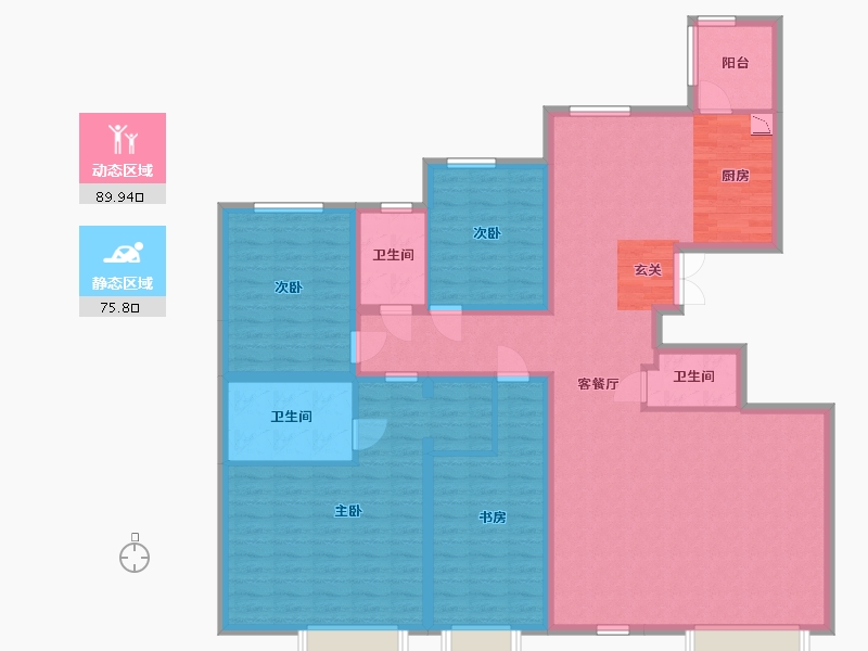 河北省-廊坊市-廊和坊・金融家-149.60-户型库-动静分区