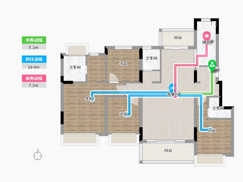 福建省-龙岩市-紫金山体育公园-114.33-户型库-动静线