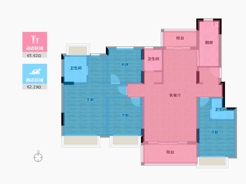 福建省-龙岩市-紫金山体育公园-114.33-户型库-动静分区