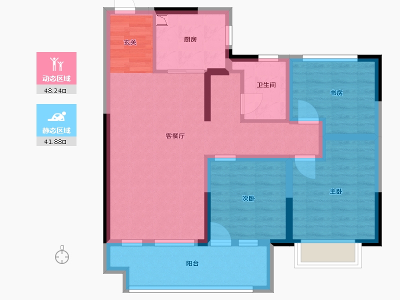 山东省-烟台市-中瑞城-79.20-户型库-动静分区