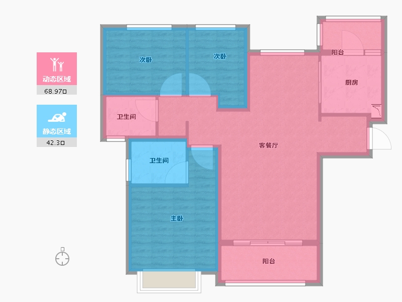 山东省-莱芜市-恒大名都-100.01-户型库-动静分区