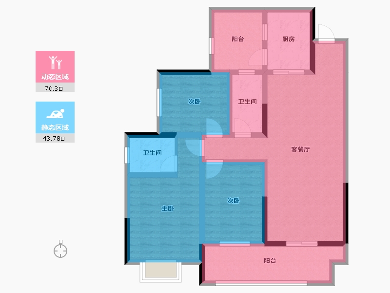 贵州省-毕节市-德源明珠-100.43-户型库-动静分区