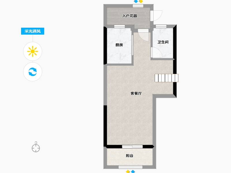 福建省-福州市-世茂海峡城-44.22-户型库-采光通风