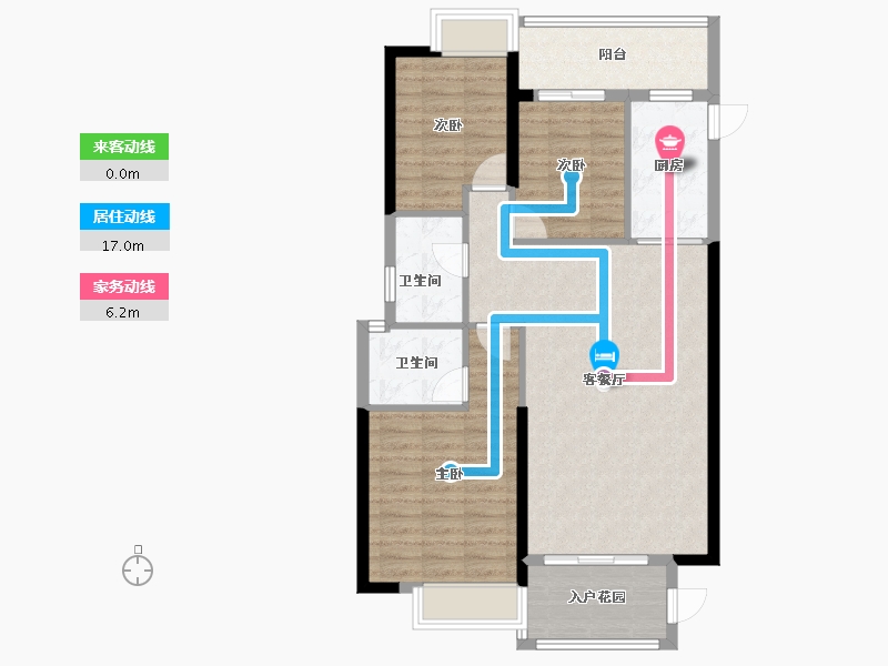 广东省-汕头市-南洋珠池路项目-91.30-户型库-动静线