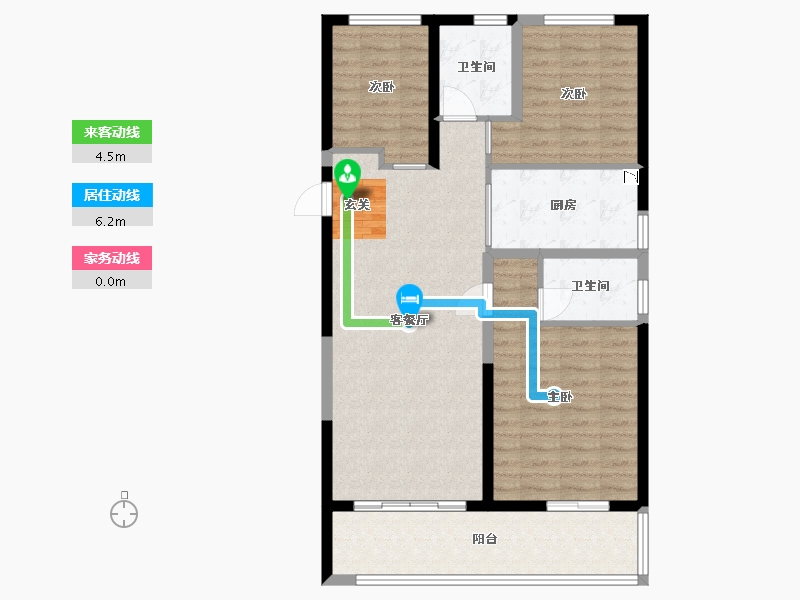 山西省-太原市-太原碧桂园凤凰城-93.16-户型库-动静线