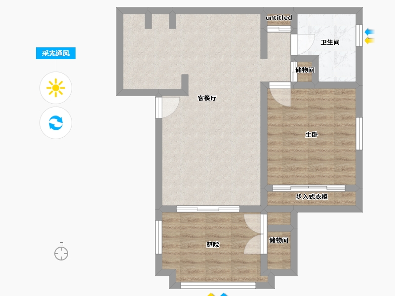 California-San Bernardino-Village Oaks-65.38-户型库-采光通风