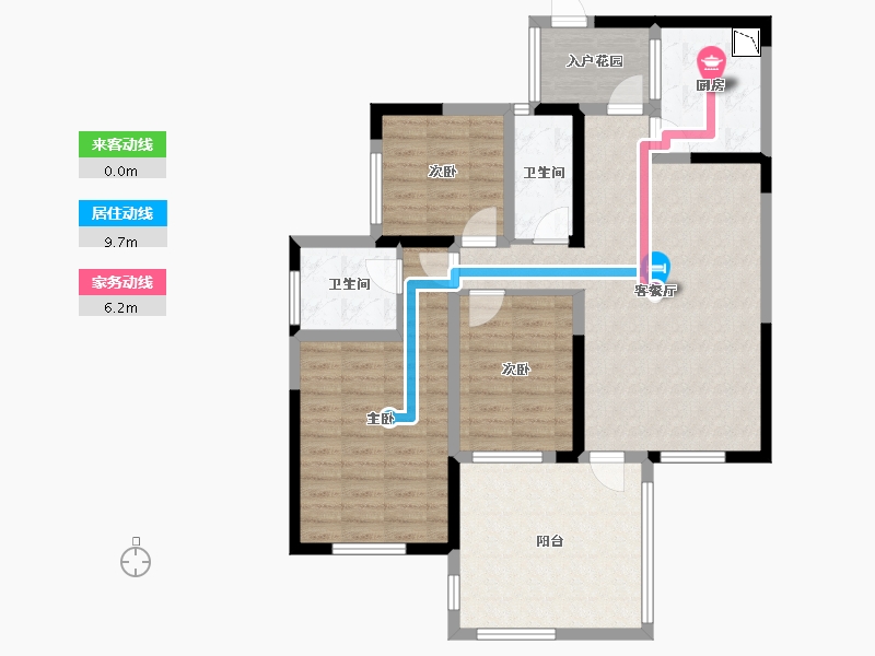 四川省-成都市-南湖国际社区-98.98-户型库-动静线