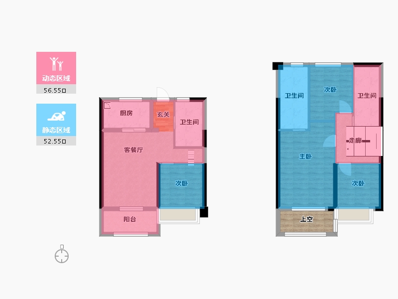 广东省-东莞市-金众江悦府-101.18-户型库-动静分区