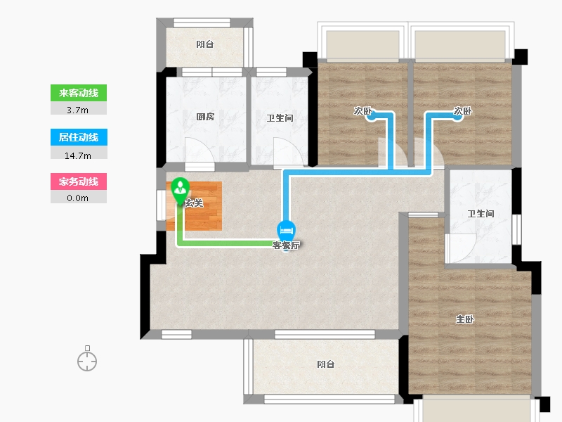 四川省-成都市-越秀亲爱里-75.32-户型库-动静线