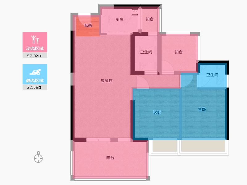 广东省-惠州市-润府-70.21-户型库-动静分区