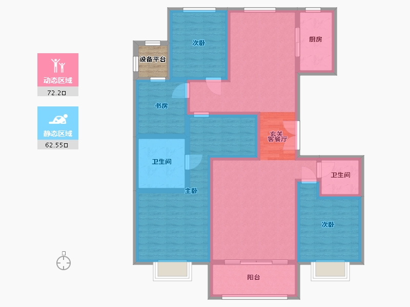 河北省-石家庄市-润江府-121.94-户型库-动静分区