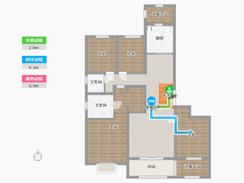 河北省-石家庄市-中冶德贤华府-123.11-户型库-动静线