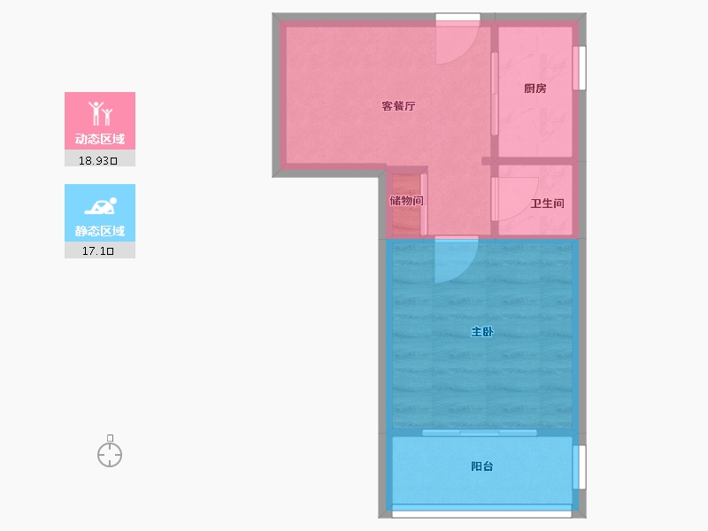 北京-北京市-六铺炕二区50号楼-32.01-户型库-动静分区