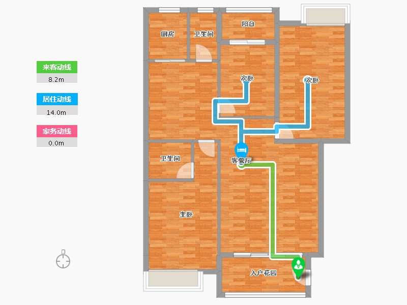 广东省-汕头市-澄海信福家园-109.15-户型库-动静线