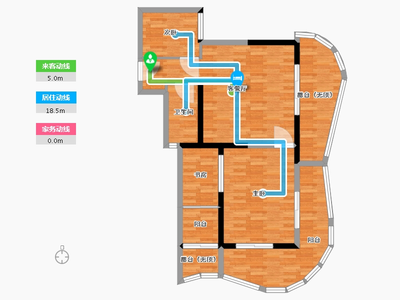 广西壮族自治区-北海市-大都・金沙湾-85.00-户型库-动静线