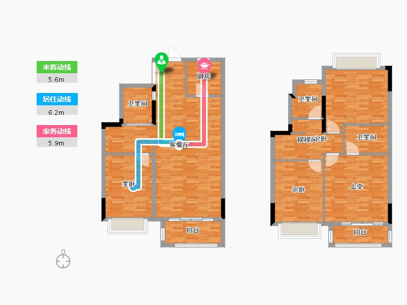 福建省-福州市-融侨阳光城方圆-140.00-户型库-动静线