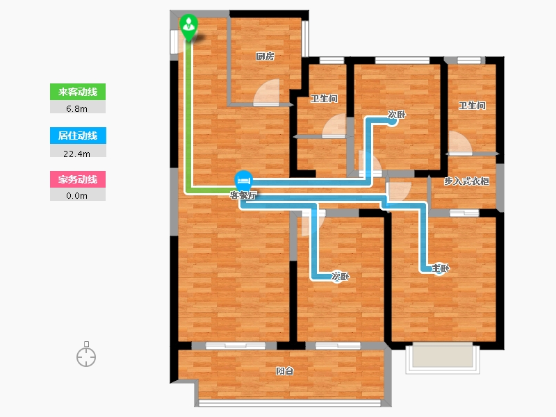 江苏省-连云港市-恒润郁洲府-112.90-户型库-动静线